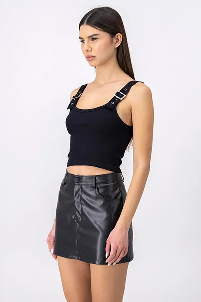 Top acanalado hebillas metálicas sold by Shasa product image thumbnail 3