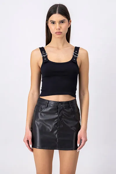 Top acanalado hebillas metálicas sold by Shasa product image thumbnail 2