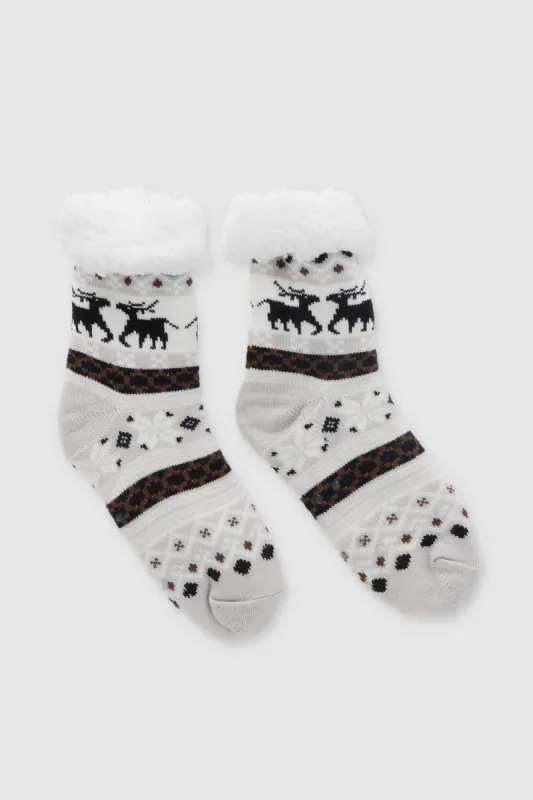 Pantucalcetas diseño navideño sold by Shasa