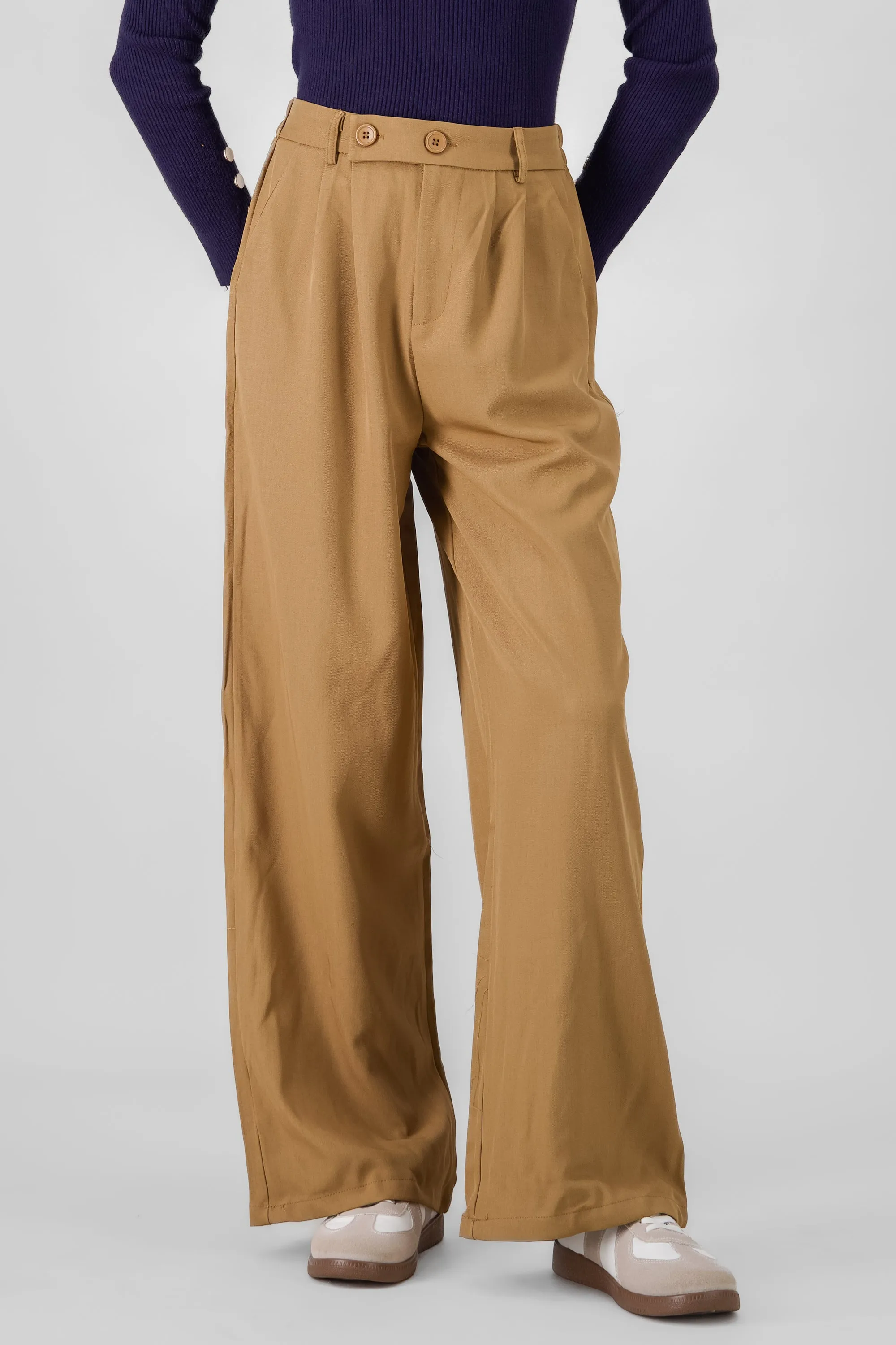 Pantalon amplio detalle doble boton sold by Shasa product image thumbnail 2