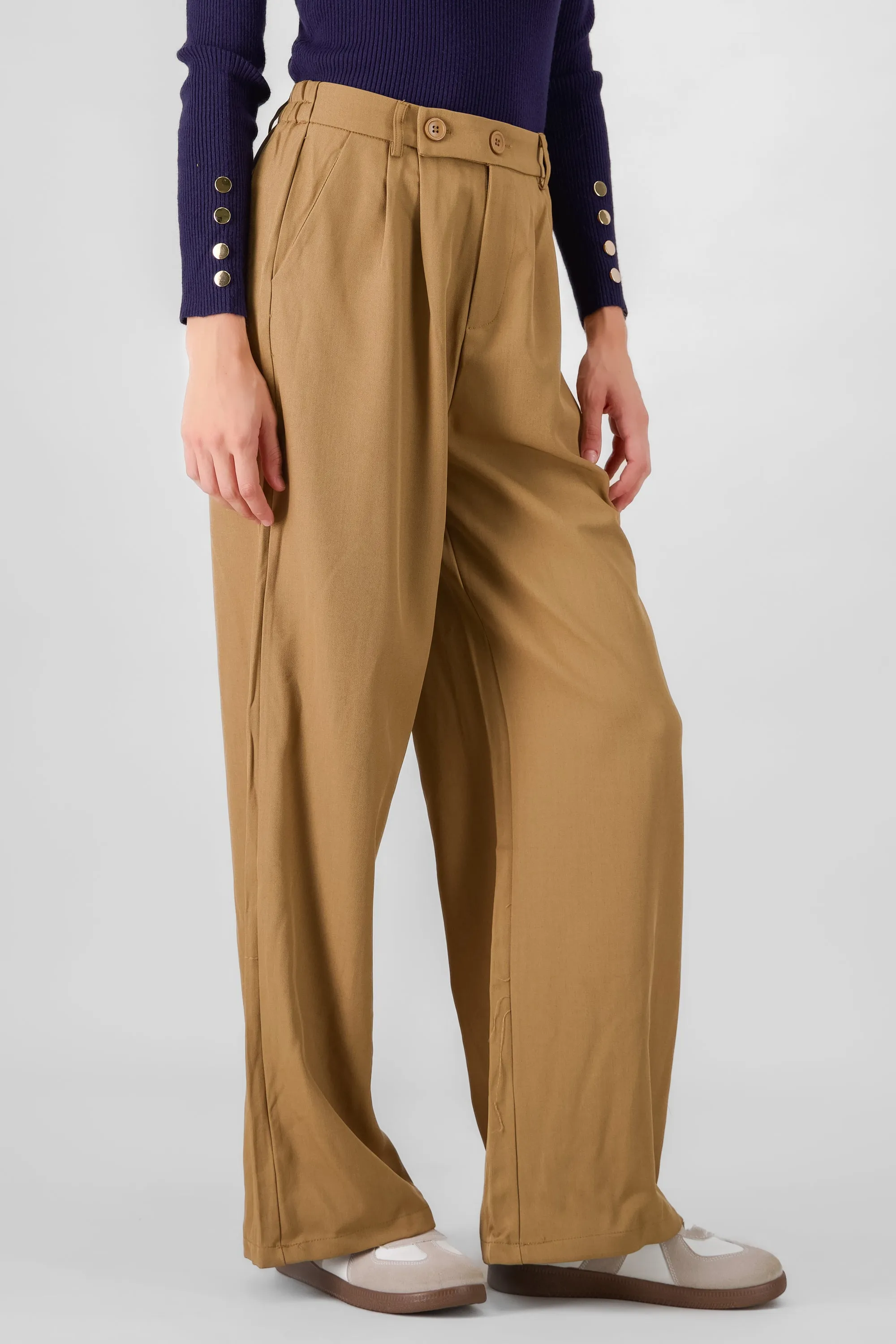 Pantalon amplio detalle doble boton sold by Shasa product image thumbnail 3