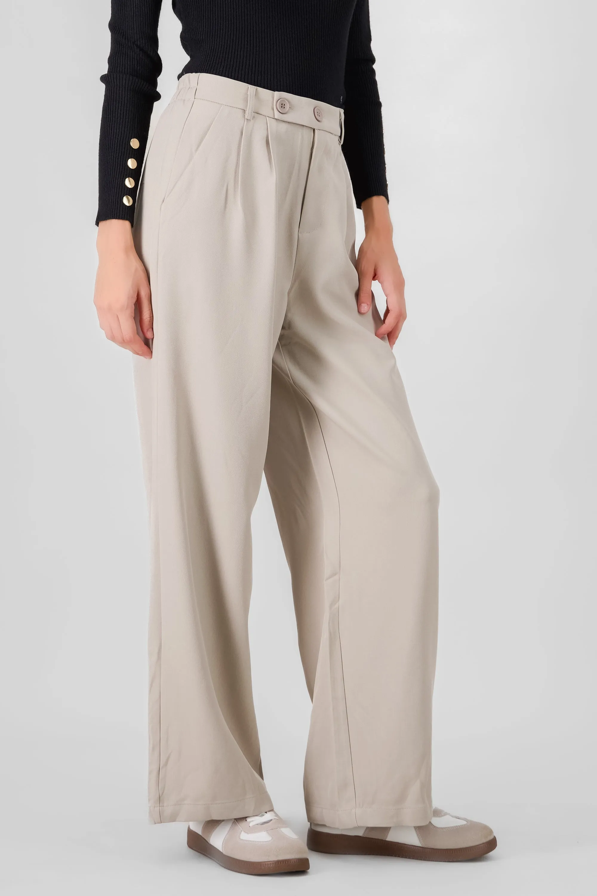 Pantalon amplio detalle doble boton sold by Shasa product image thumbnail 3