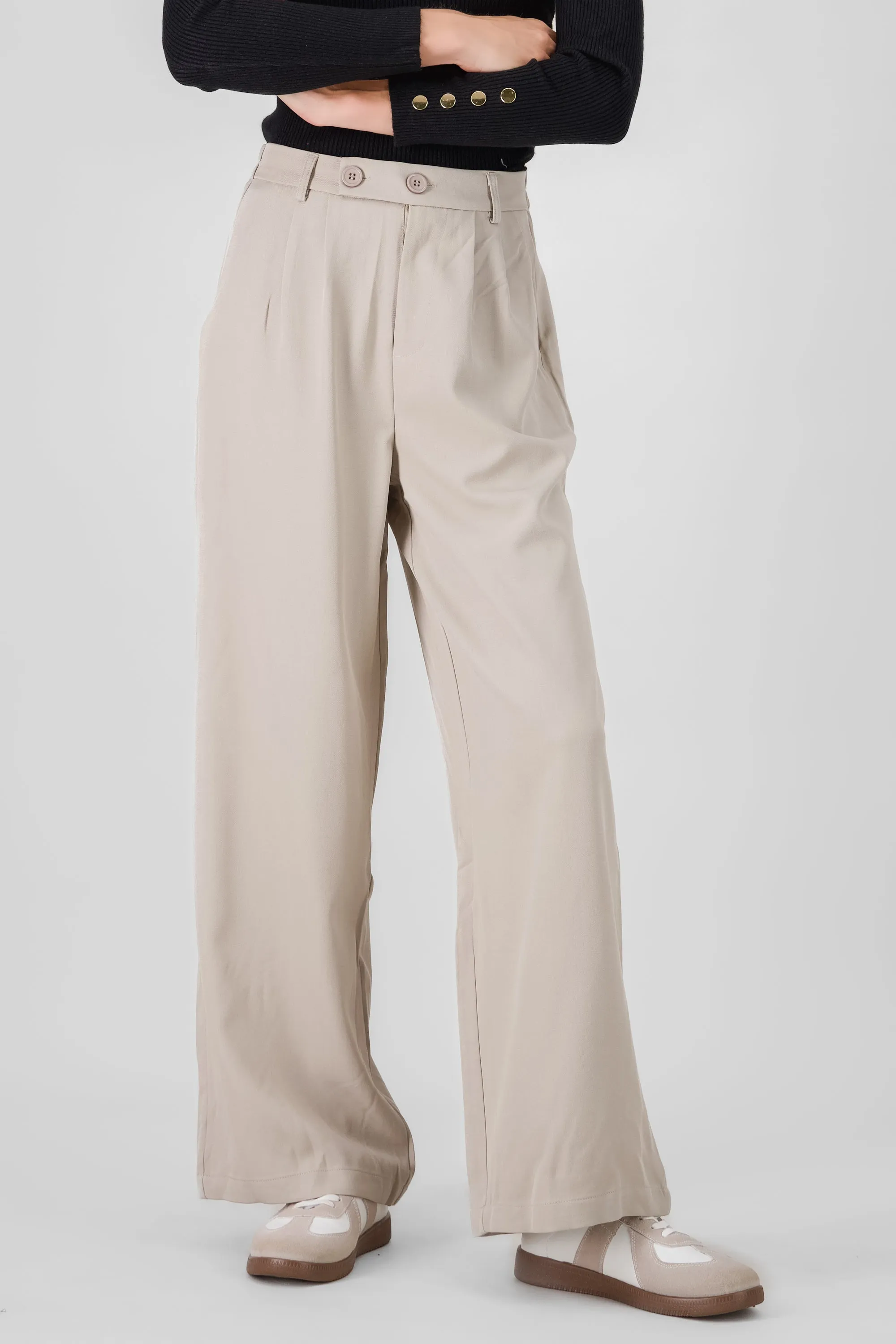 Pantalon amplio detalle doble boton sold by Shasa product image thumbnail 2