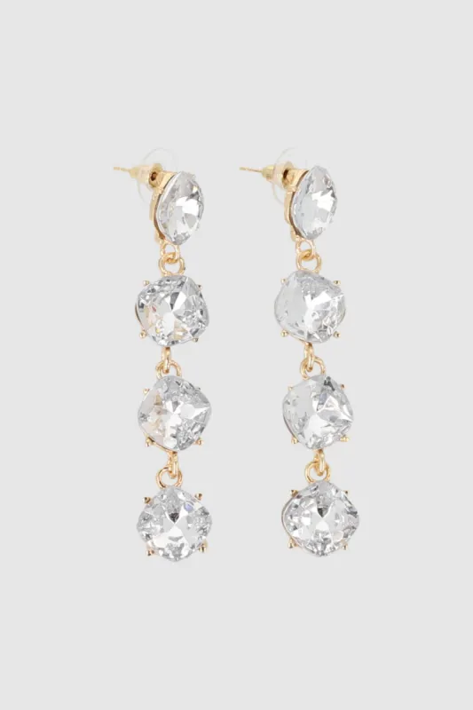 Aretes 4 brillos sold by Shasa