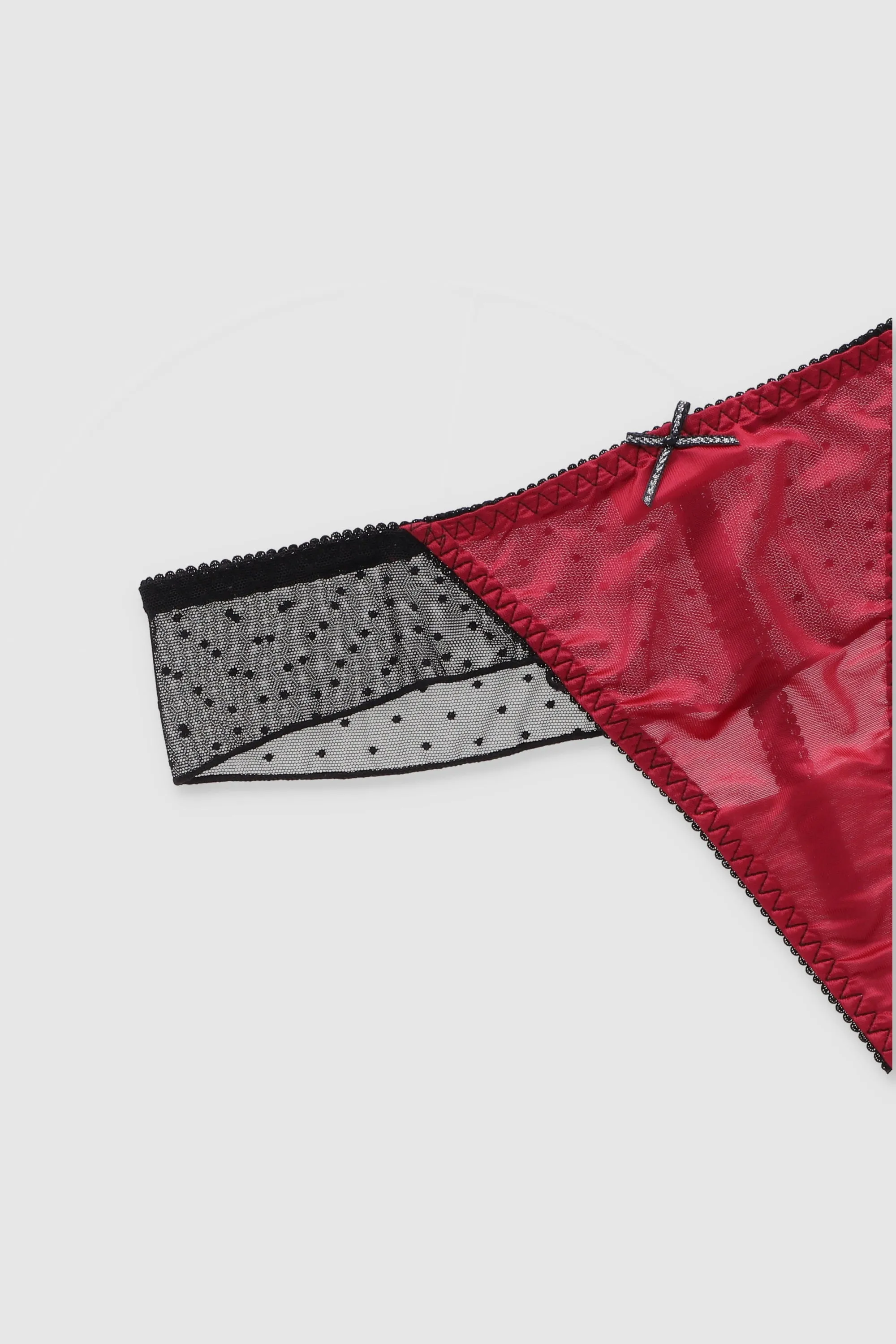 Tanga de satin con bies sold by Shasa product image thumbnail 3