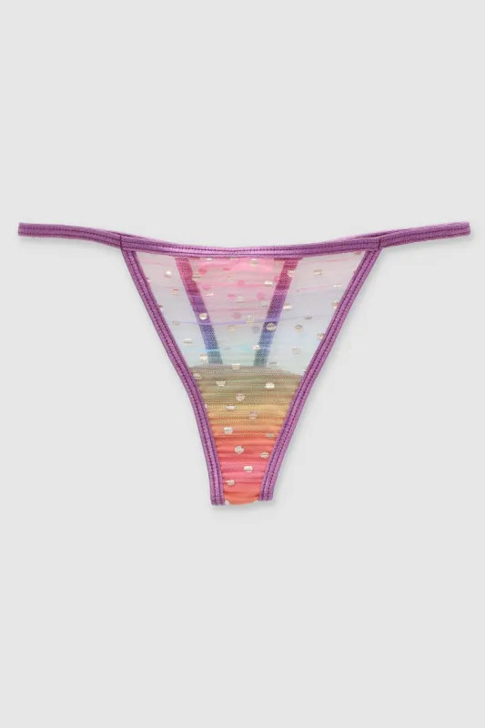 Tanga de arcoíris con luniperla sold by Shasa
