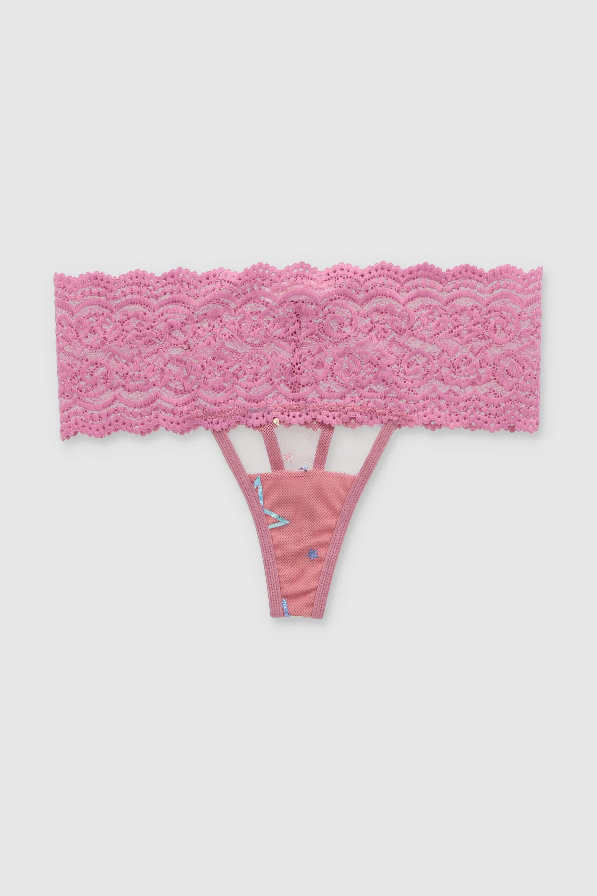 Tanga de estrellas textura metálico sold by Shasa