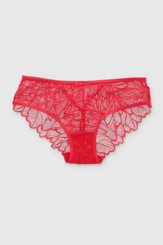 Bikini encaje hojas sold by Shasa