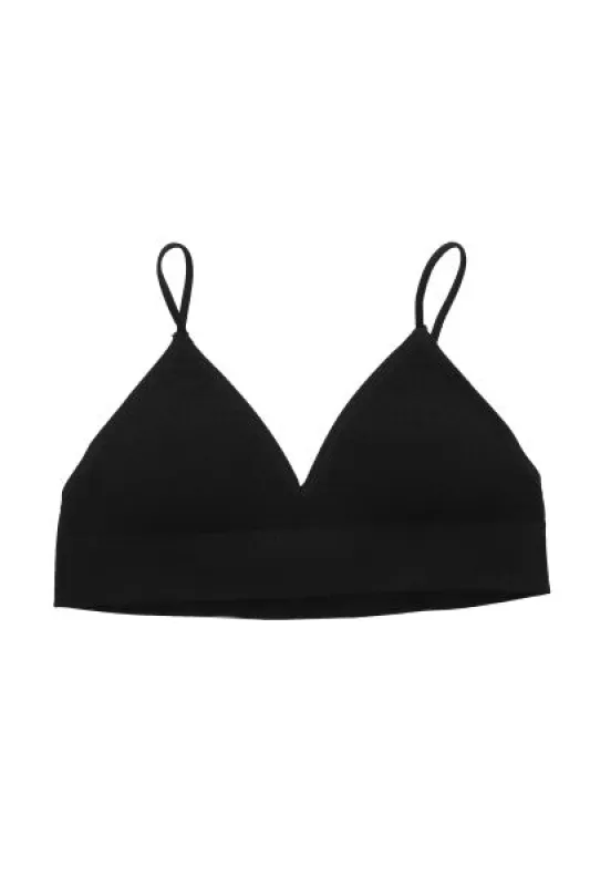 Bralette monocolor acanalado sold by Shasa