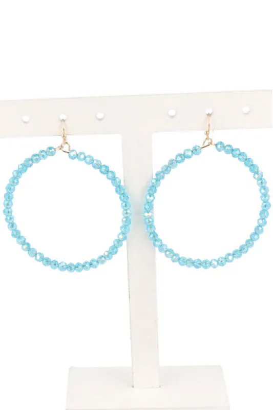 Aretes Circulo Beads sold by Shasa