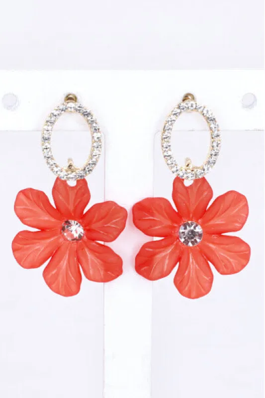 Aretes Flor Diamante sold by Shasa