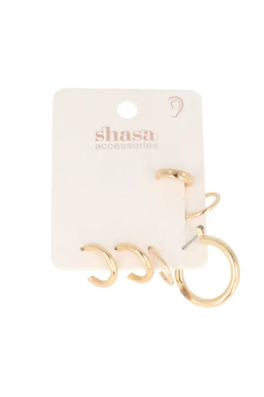 Set Arracadas Tamaños sold by Shasa