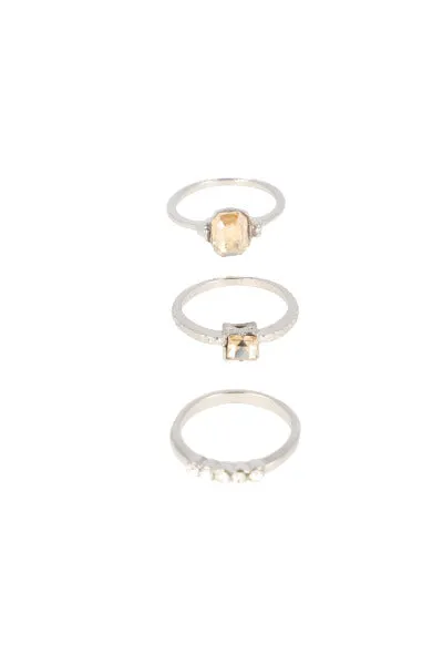 3P Anillos Cristal Cuadro sold by Shasa