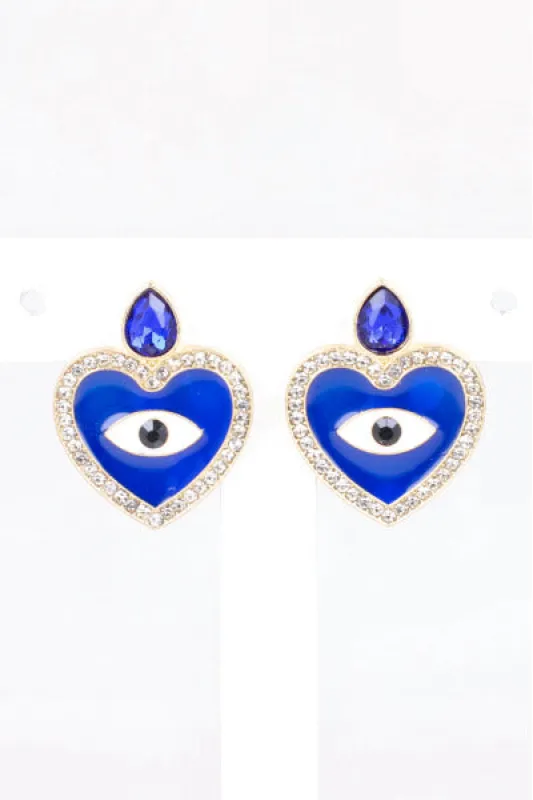 Aretes Corazon Ojo sold by Shasa