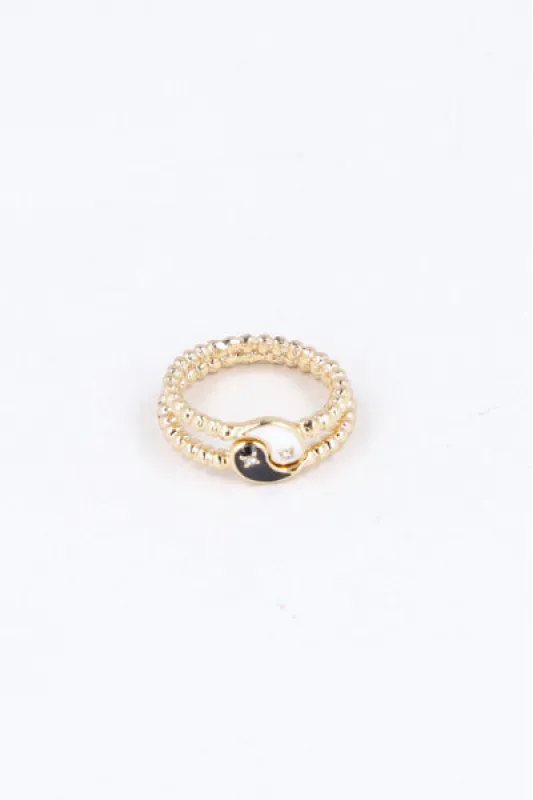 Set 2 Anillos Ying Yang Chico sold by Shasa