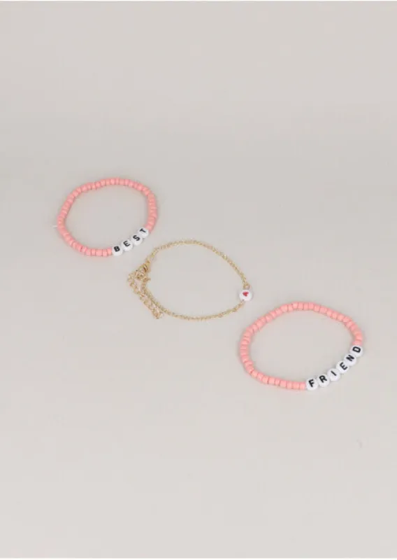 Set 3 Pulseras Bff sold by Shasa