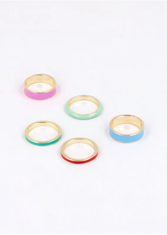 Set Anillos Grosores Color sold by Shasa