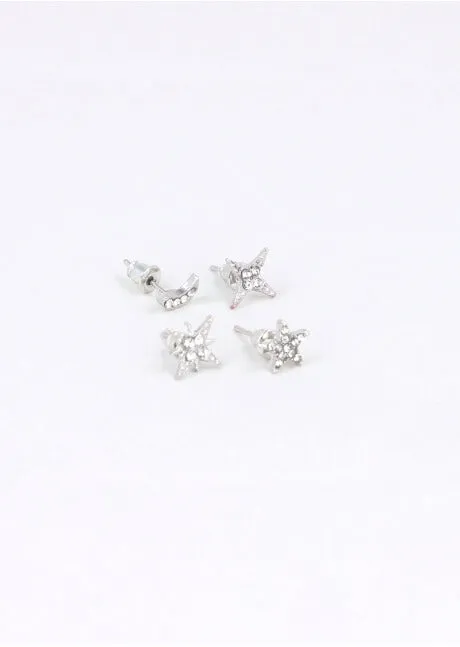 Set 2 Pares Aretes Studs Estrella sold by Shasa product image thumbnail 2