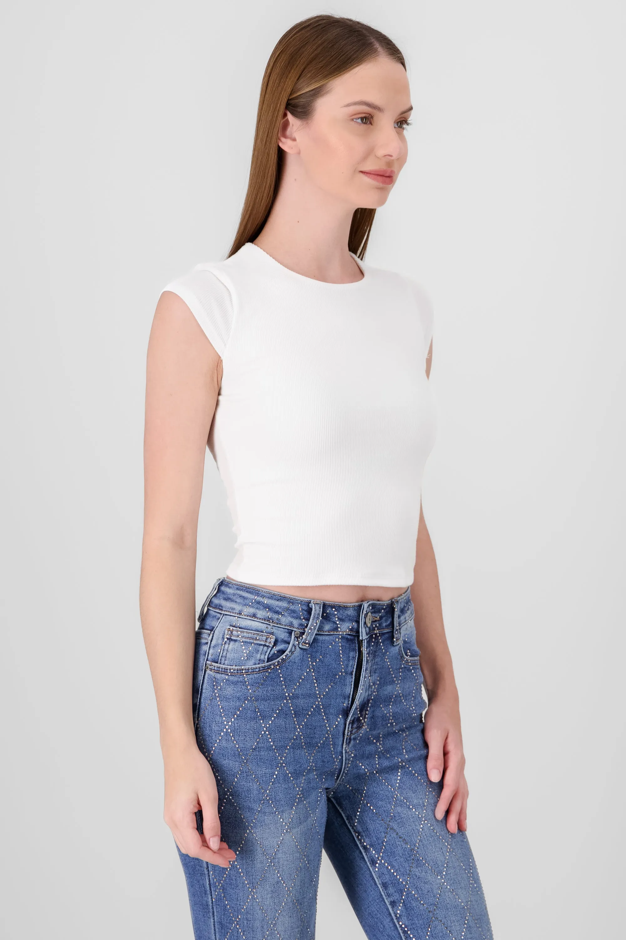 Top manga corta doble tela sold by Shasa product image thumbnail 3