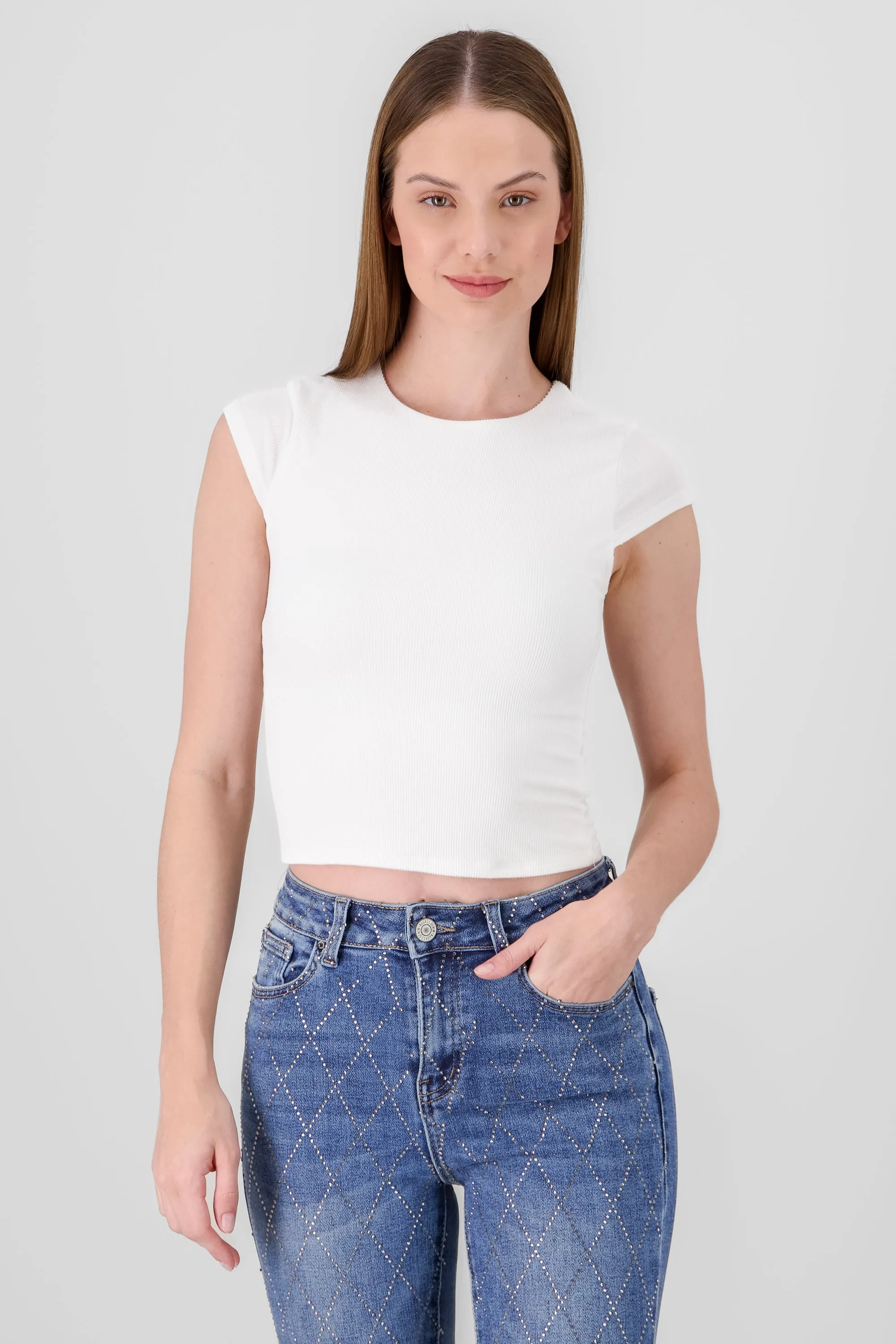 Top manga corta doble tela sold by Shasa product image thumbnail 2