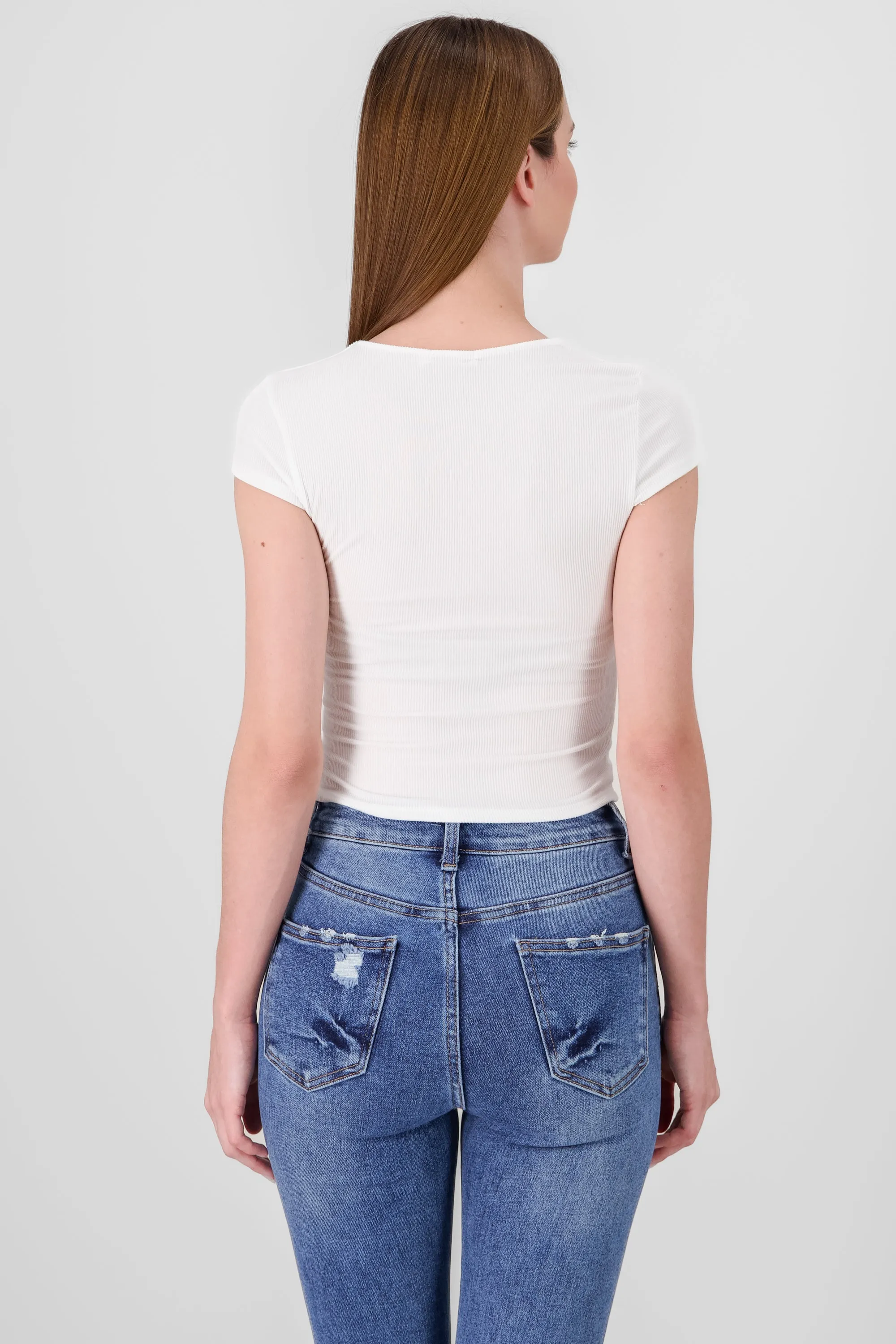 Top manga corta doble tela sold by Shasa product image thumbnail 4