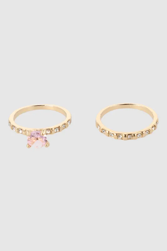 2 P Anillos Circulo Cristal sold by Shasa