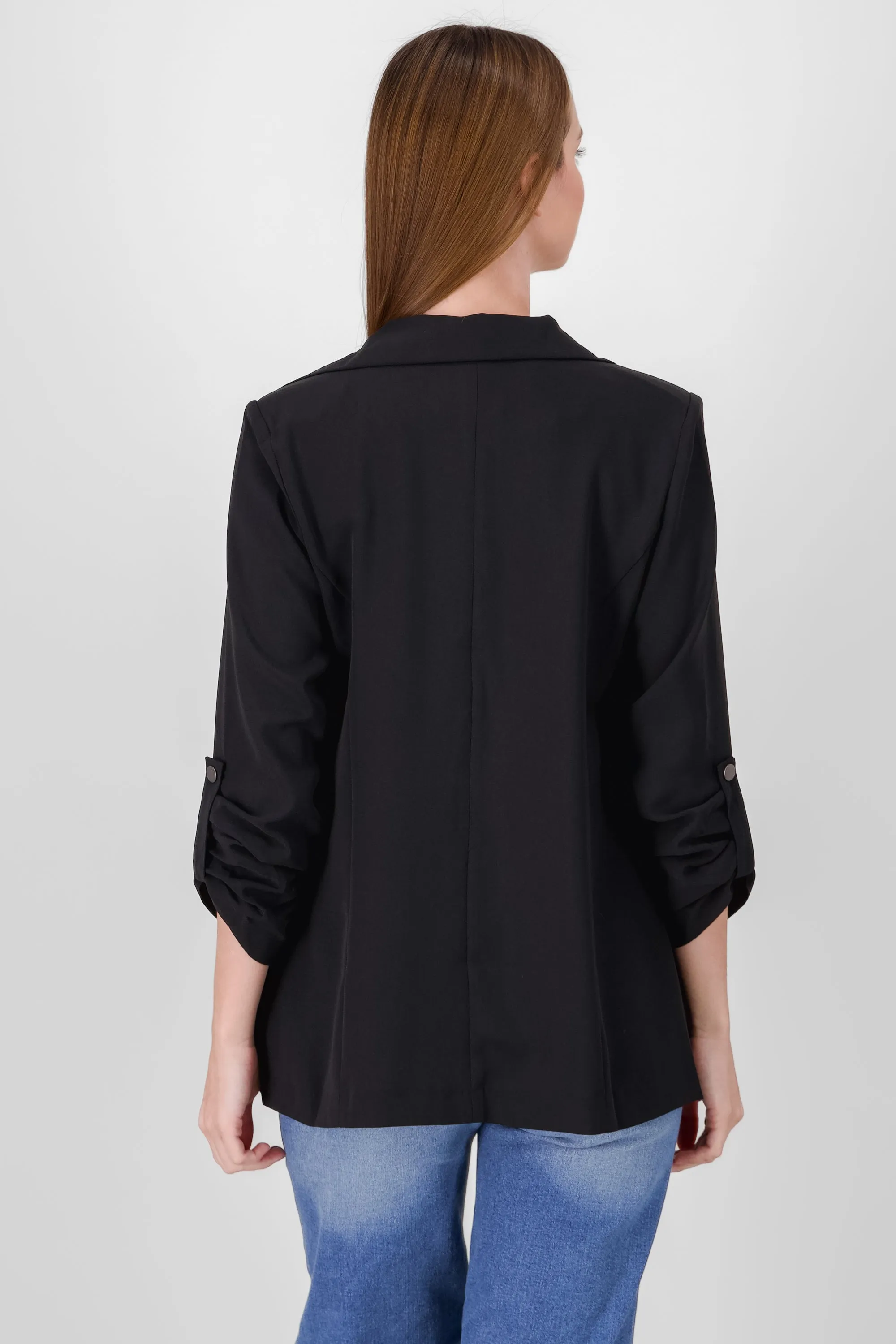 Blazer de manga 3/4 con bolsas liso sold by Shasa product image thumbnail 4