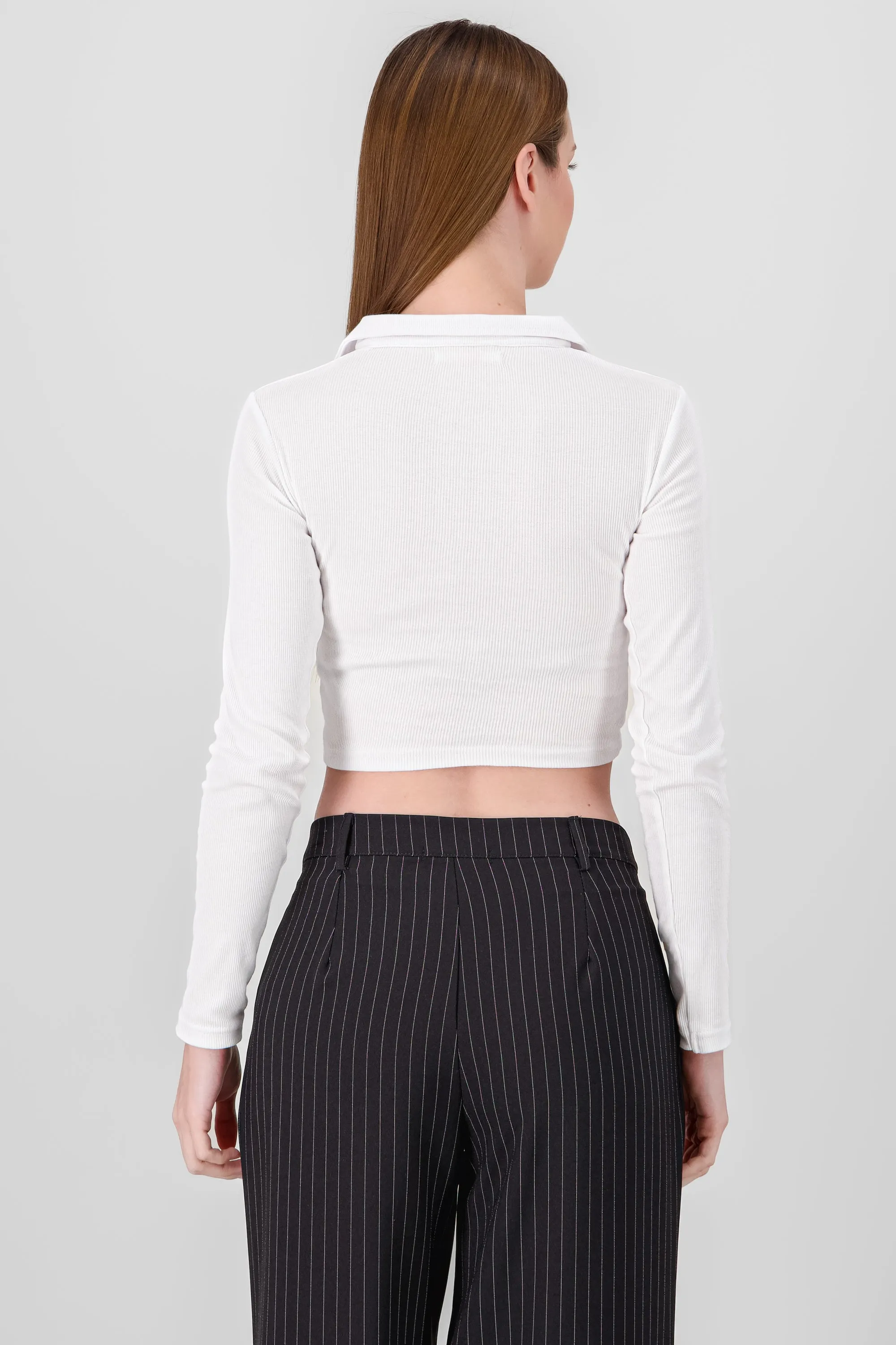 Top polo liso manga larga sold by Shasa product image thumbnail 4