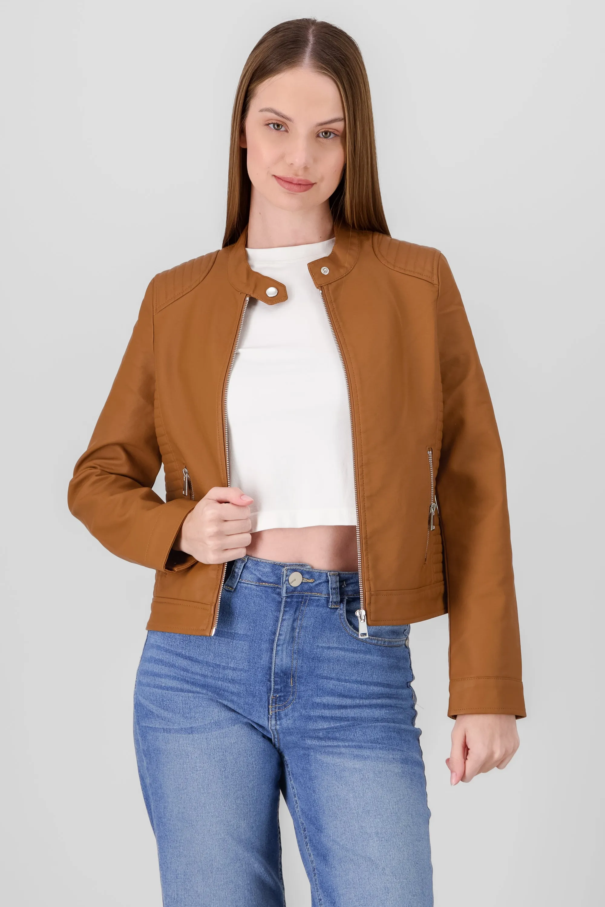 Biker Pu Cierre sold by Shasa