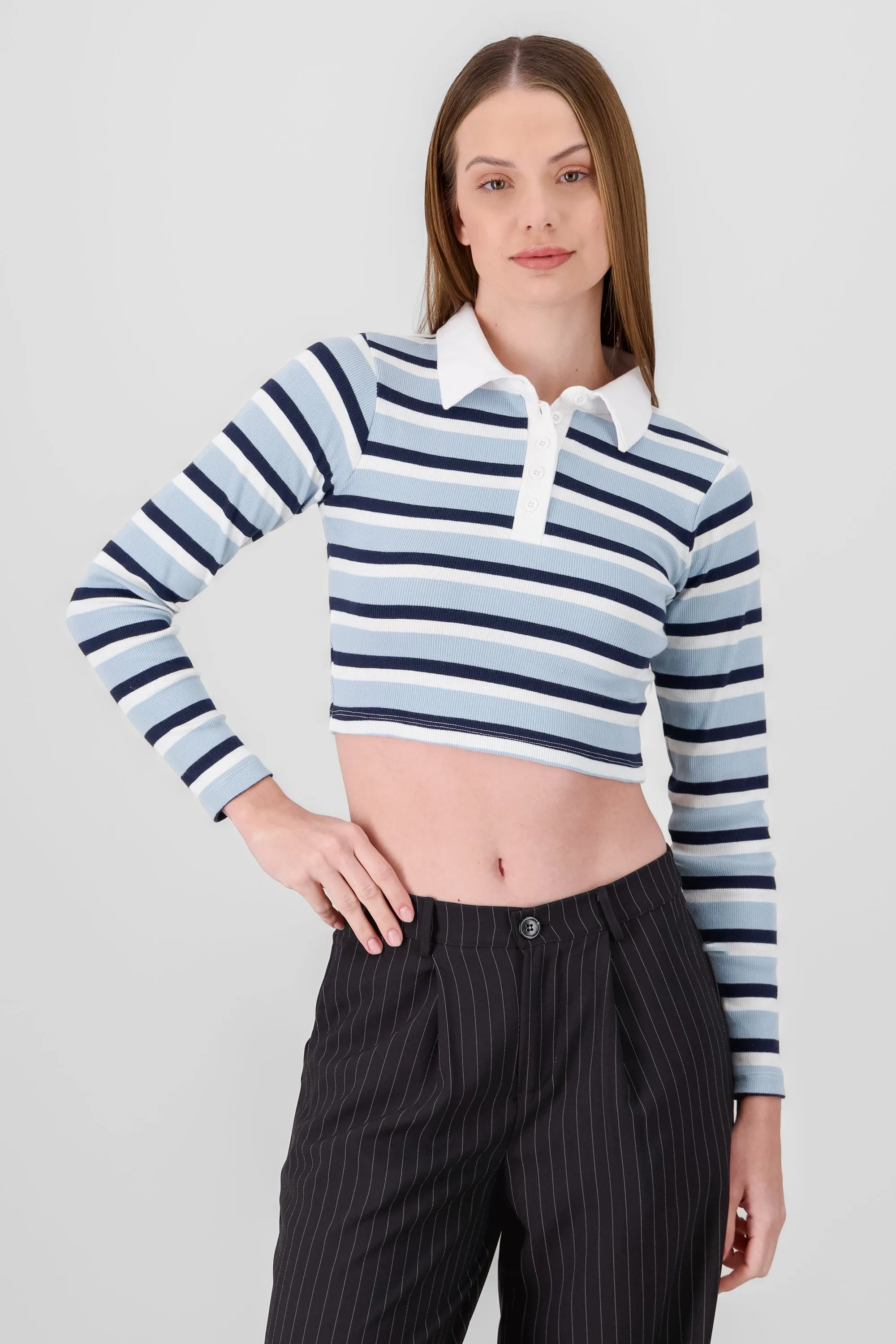 Top polo rayas manga larga sold by Shasa product image thumbnail 2