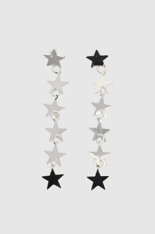 Aretes multi estrellas largos sold by Shasa