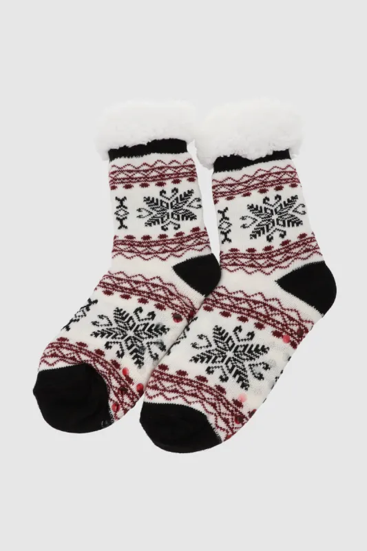 Calcetines de invierno  borrego copos sold by Shasa