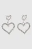 Aretes doble corazon brillos sold by Shasa