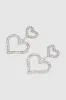 Aretes doble corazon brillos sold by Shasa