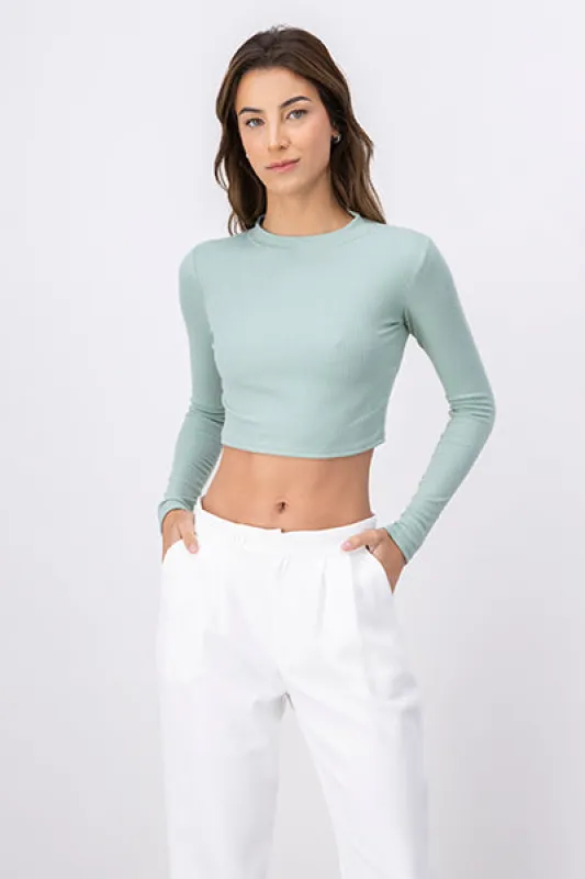 Top Acanalado Manga Larga sold by Shasa