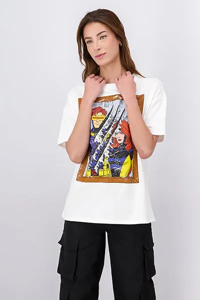 Playera manga corta X-Men cuadro sold by Shasa product image thumbnail 2