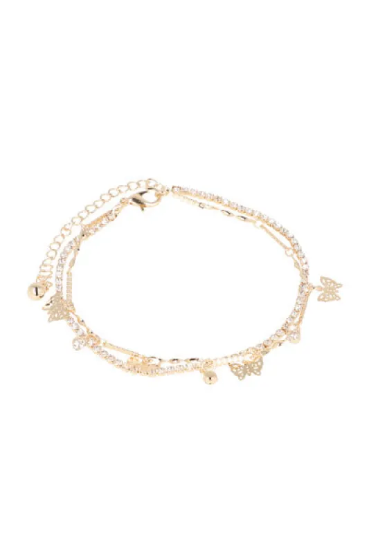 Anklet Mariposas Brillos sold by Shasa