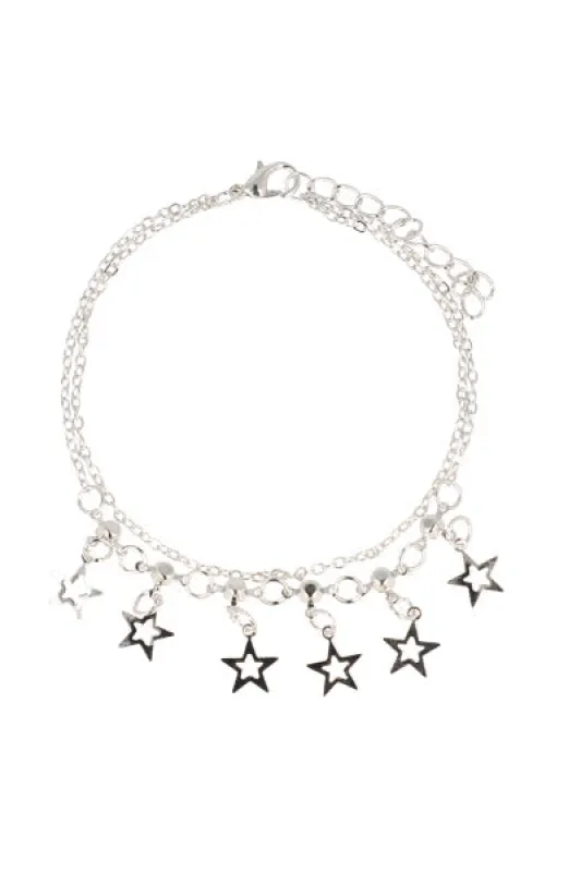 Anklet 2L Estrellas sold by Shasa
