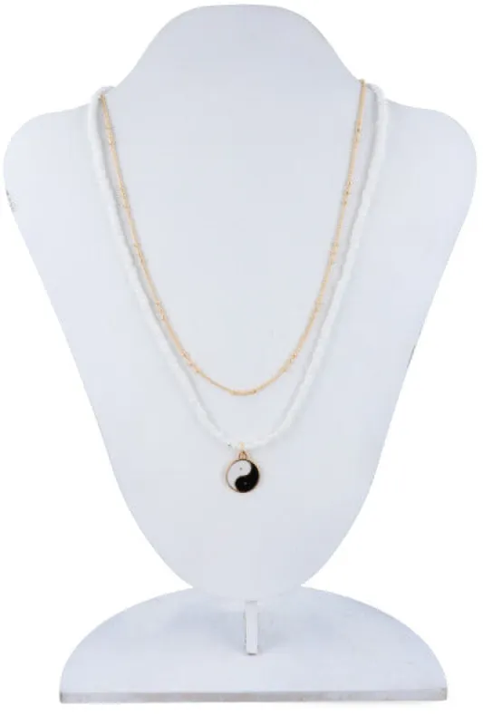 Collar 2 Lineas Color Ying Yang sold by Shasa