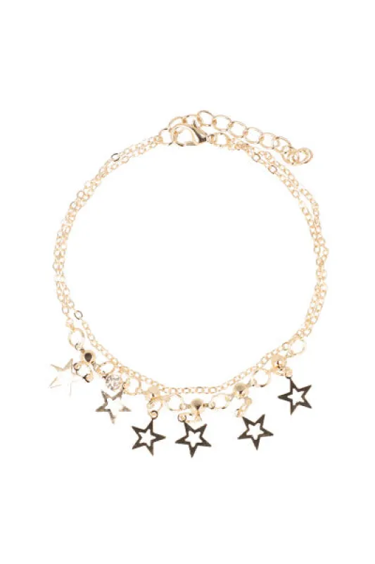Anklet 2L Estrellas sold by Shasa
