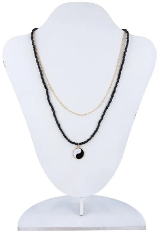 Collar 2 Lineas Color Ying Yang sold by Shasa