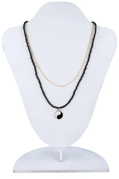 Collar 2 Lineas Color Ying Yang sold by Shasa