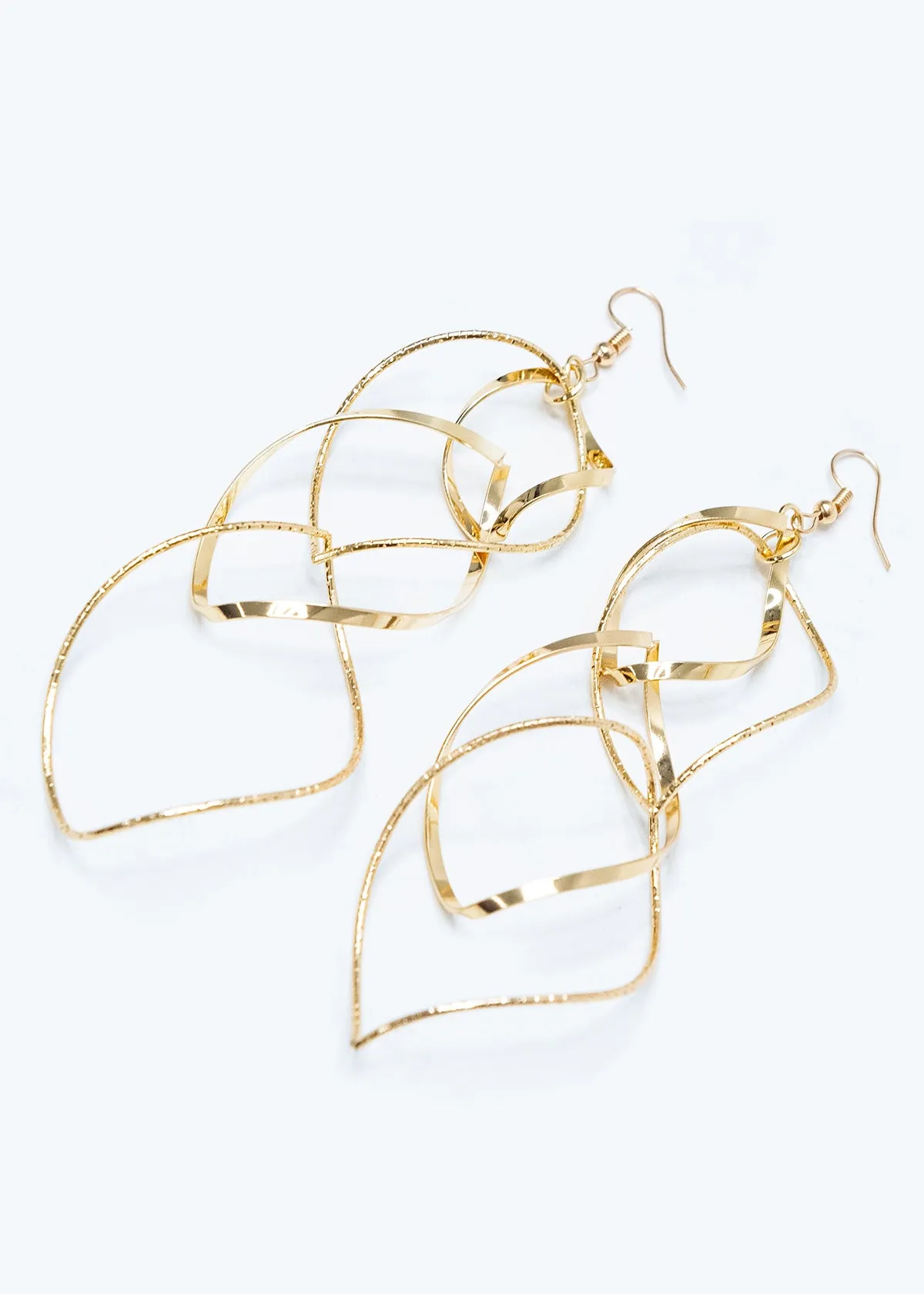 Aretes colgantes twist sold by Shasa product image thumbnail 2