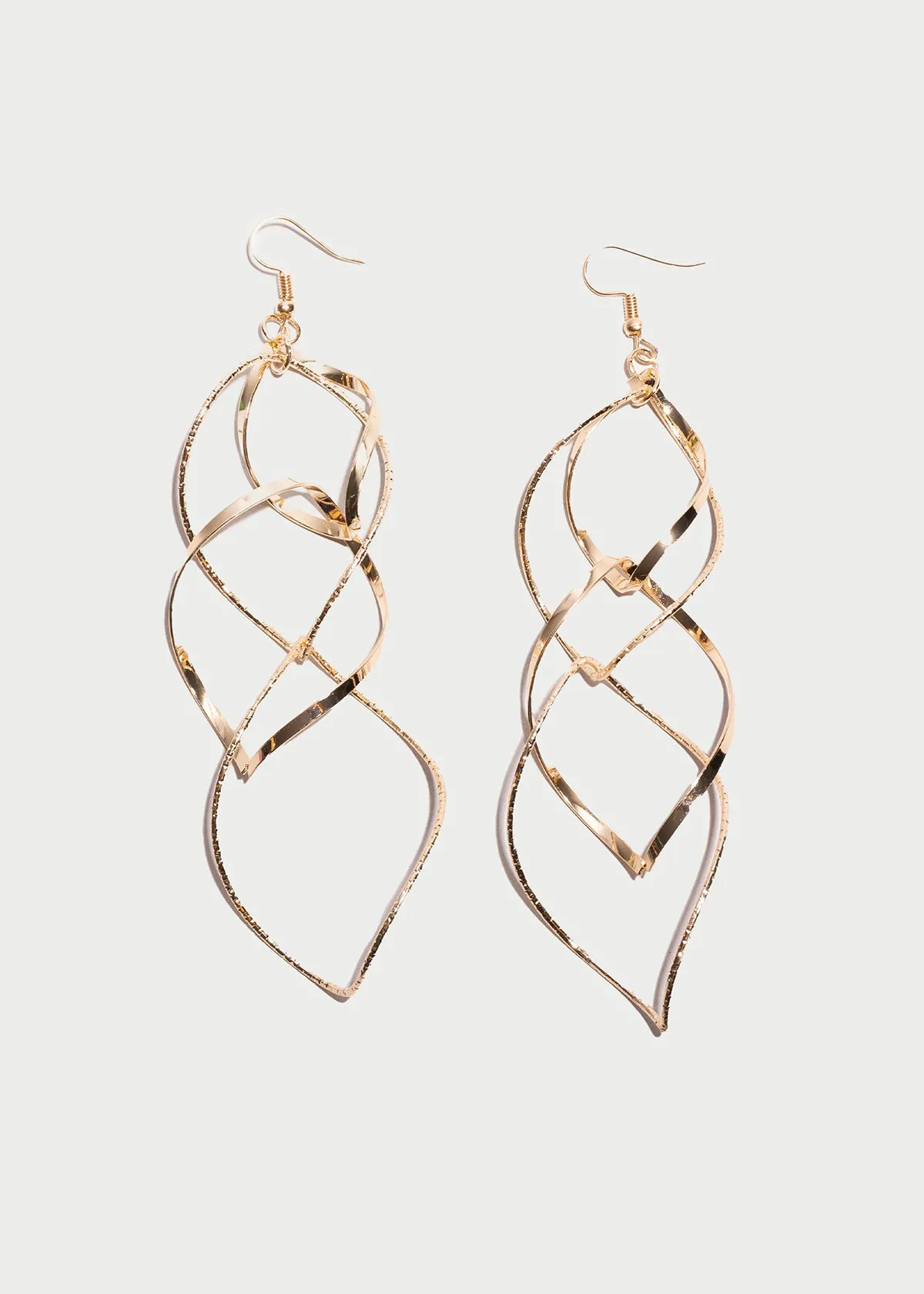 Aretes colgantes twist sold by Shasa product image thumbnail 3