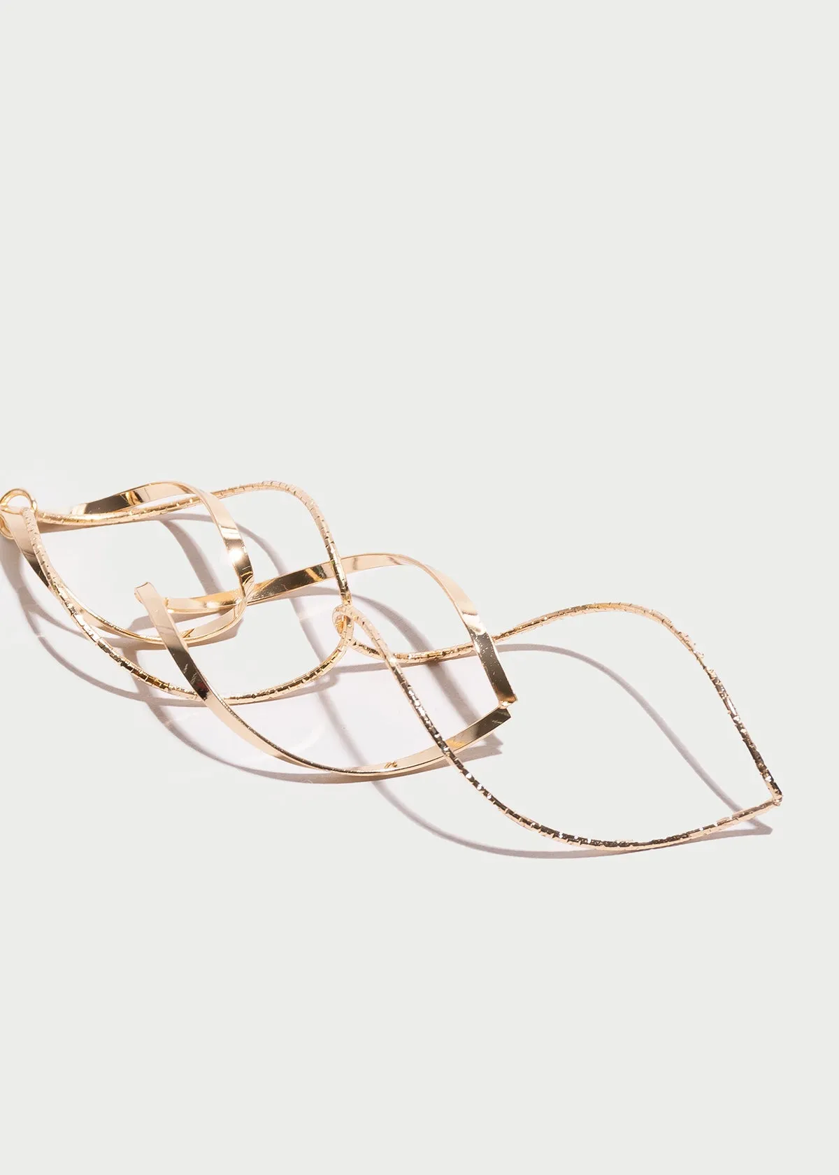 Aretes colgantes twist sold by Shasa product image thumbnail 4