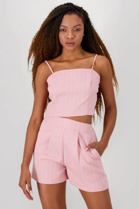 Crop top tirantes detalle rayas sold by Shasa