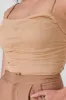Bodysuit con cuello cascada de brillos sold by Shasa