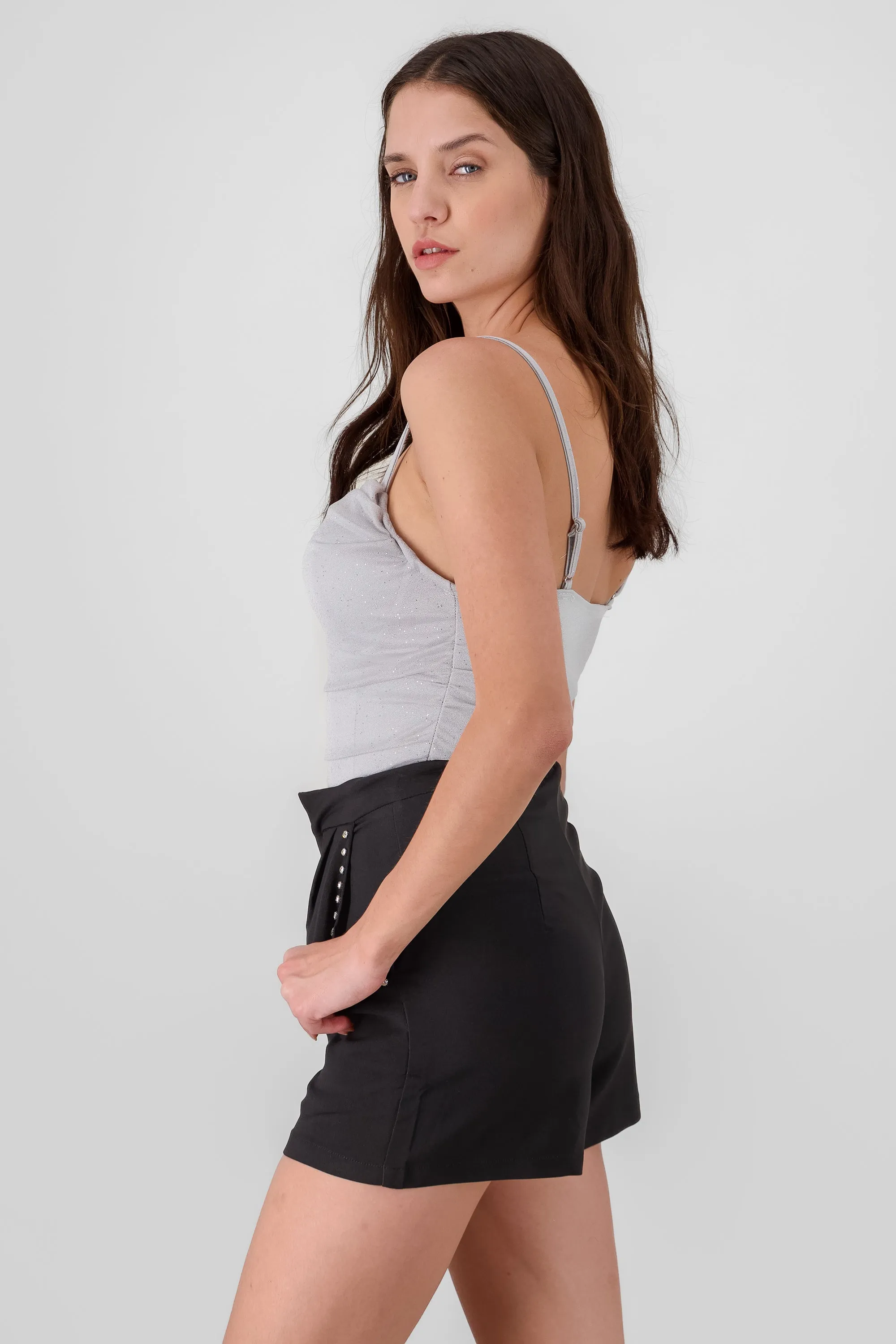 Bodysuit con cuello cascada de brillos sold by Shasa product image thumbnail 3