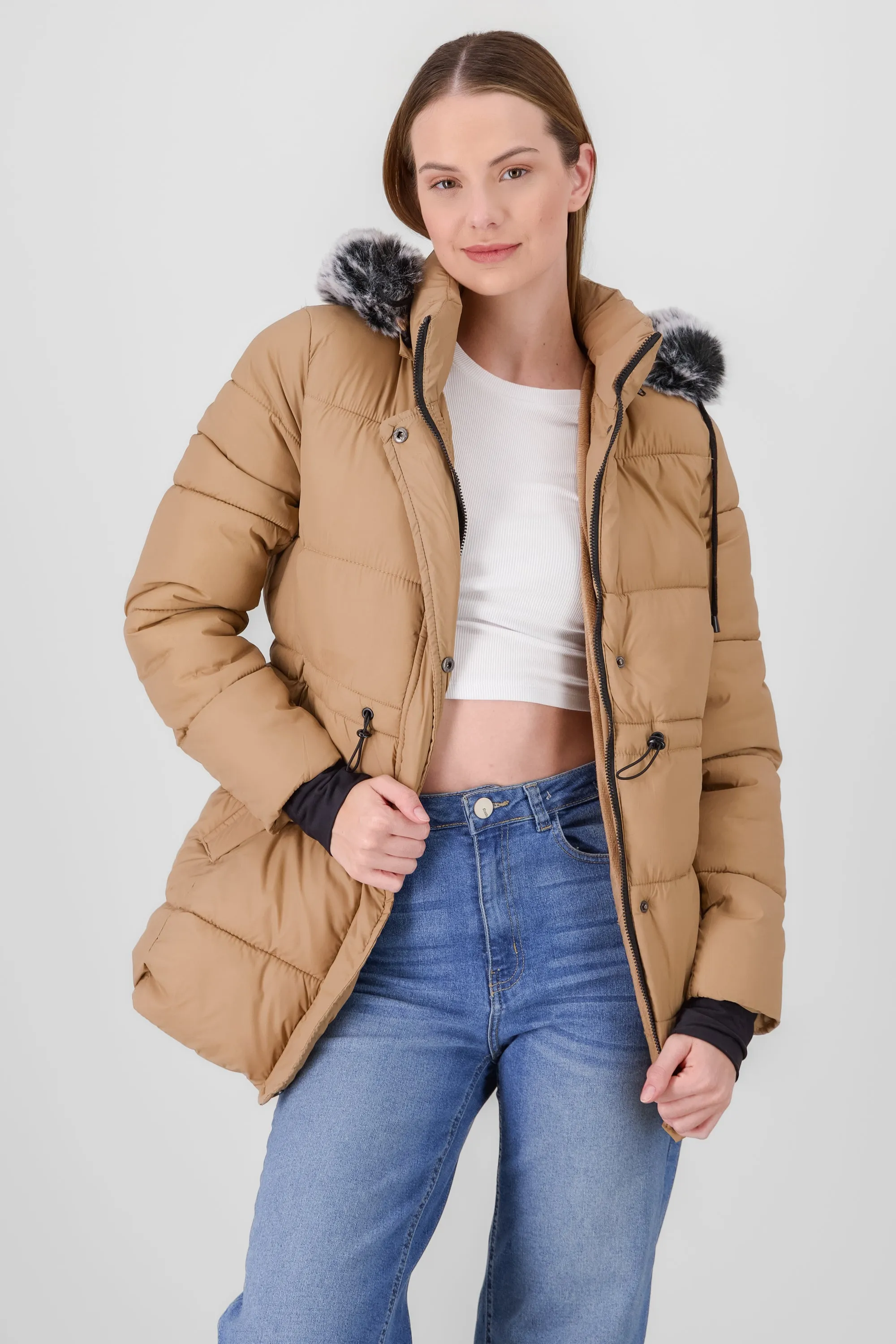 Chamarra detalle mangas tacto suave sold by Shasa