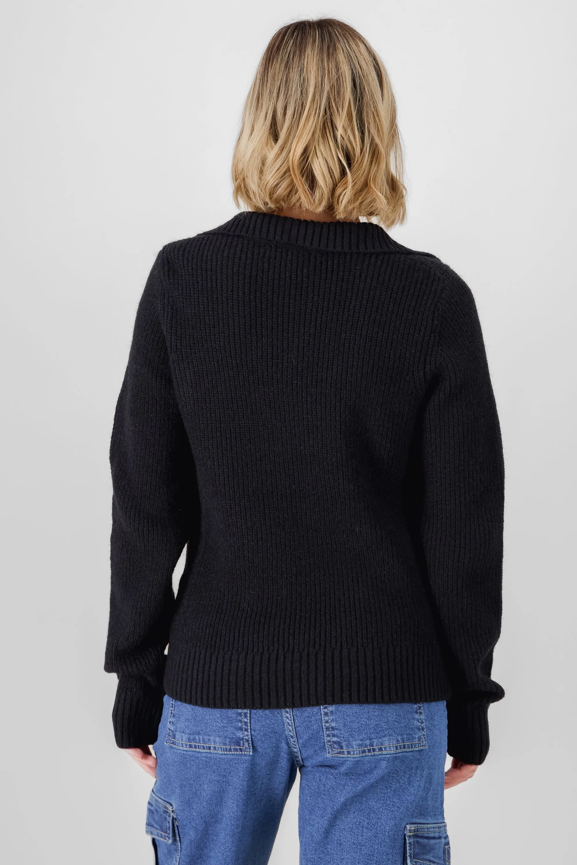 Sueter tejido cuello polo manga larga sold by Shasa product image thumbnail 4